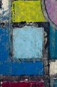 Micro abstract painting by Denver artist David Castle
