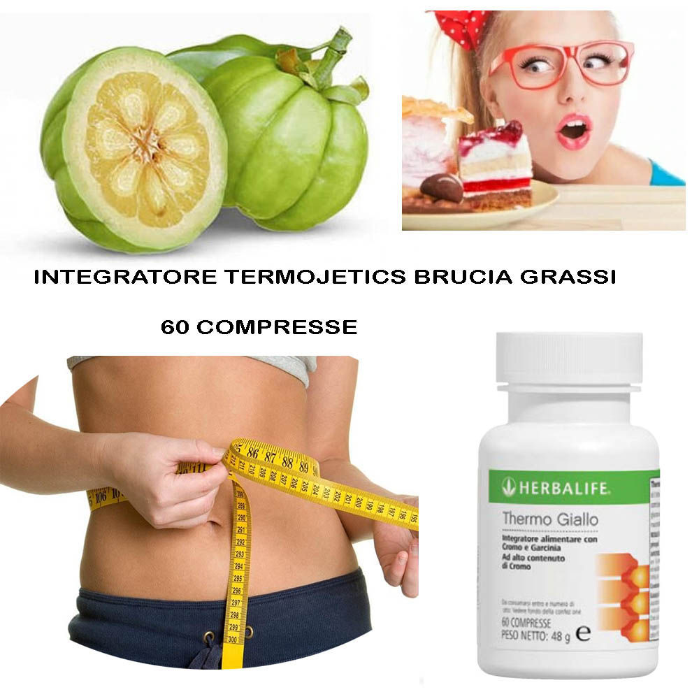 Herbalife Integratore Alimentare Thermo Giallo 60 Compresse
