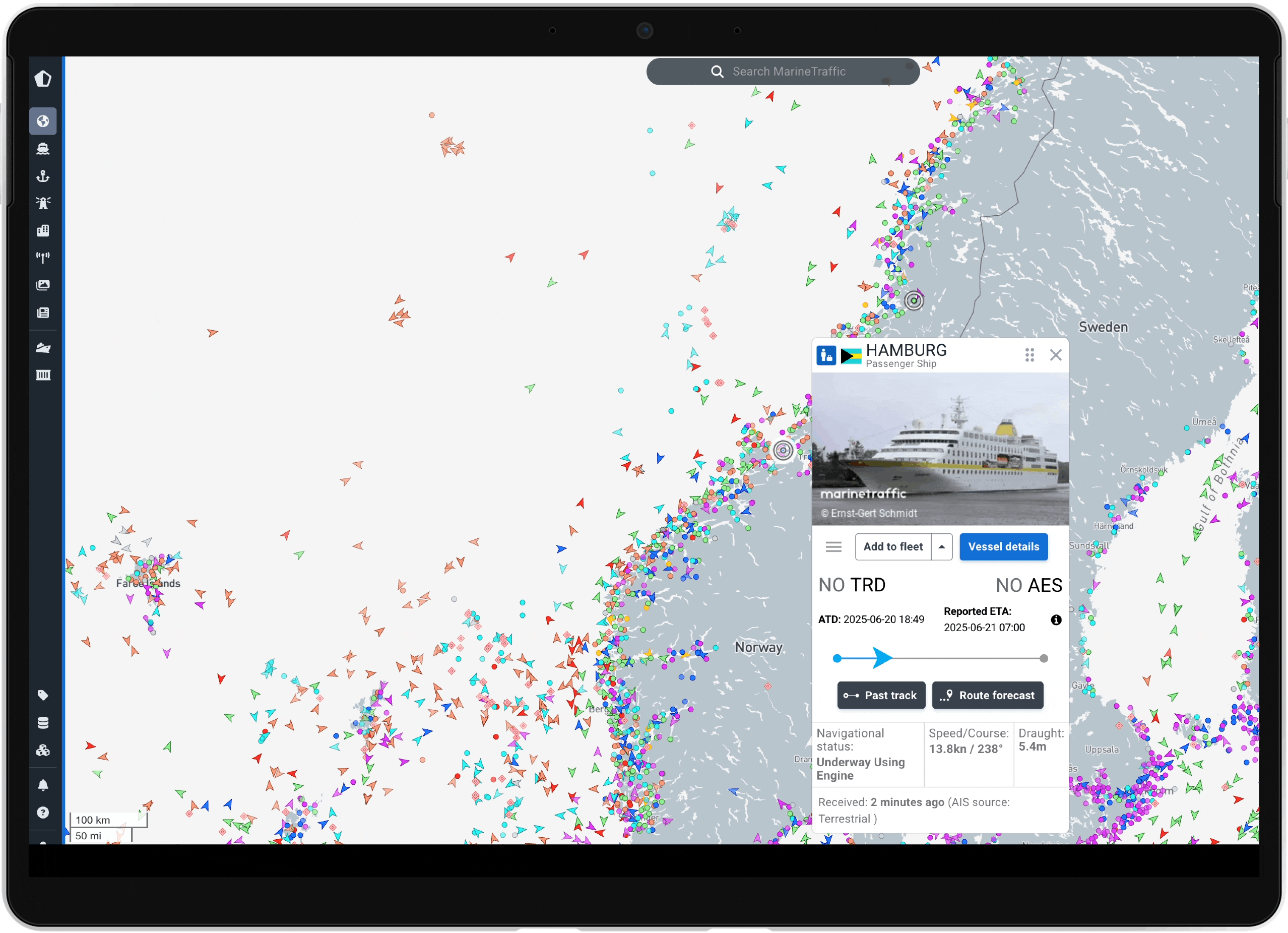 Old- Vessel tracking GIS