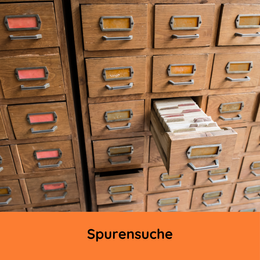 Spurensuche