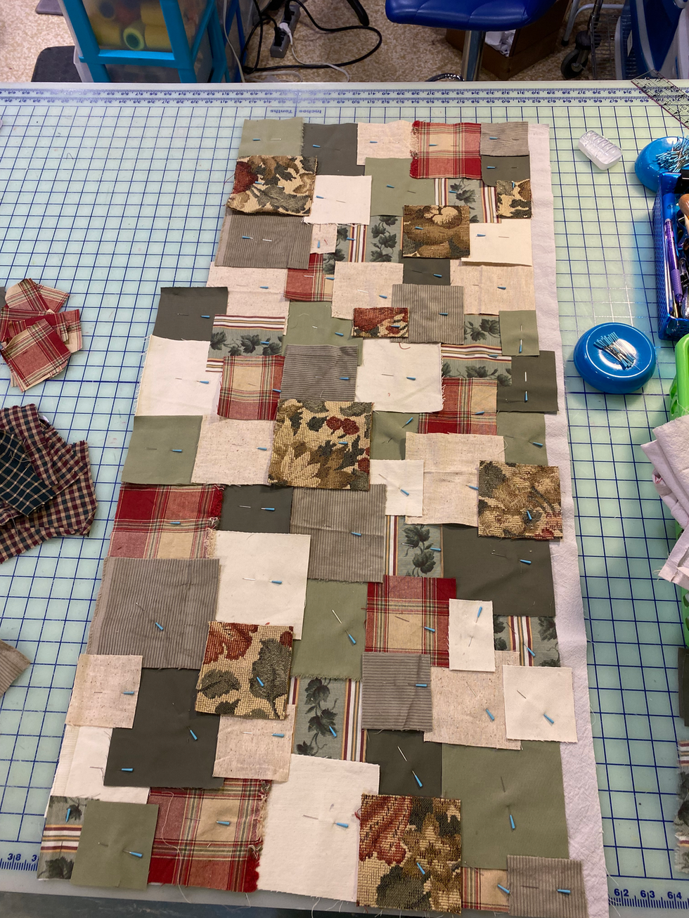 Back Leg Patchwork Layout