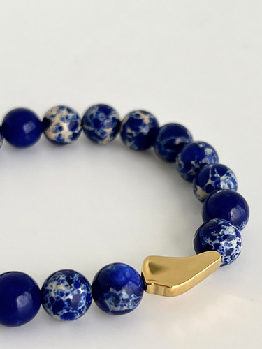 Banz Royal Blue Beads Bracelet