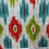 Thumbnail: Micah Fiesta - Ikat Multicolored Linen Fabric -Covington