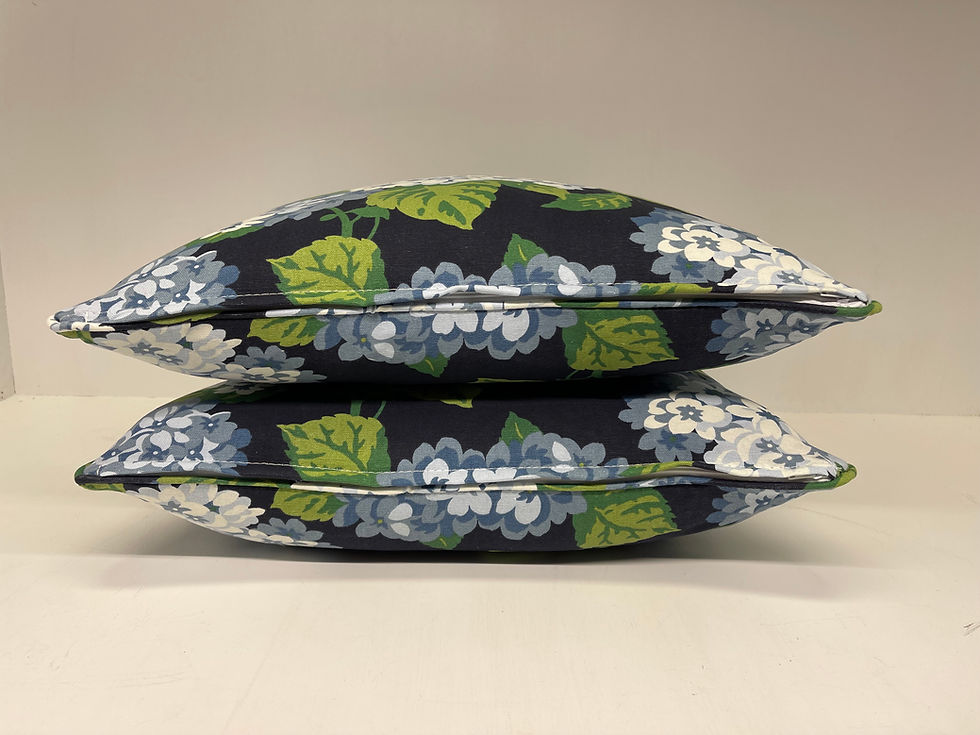 Thumbnail: Summer Wind Navy Pillow Cover