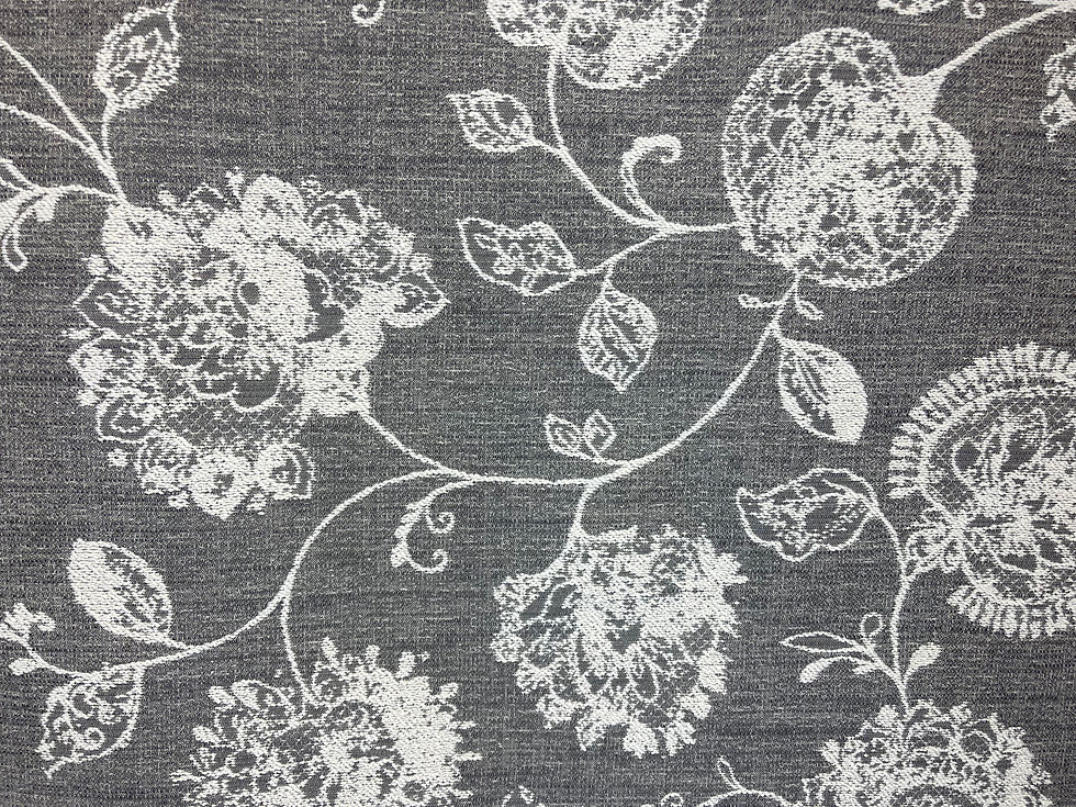 Thumbnail: Gray and White Woven Damask