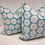 Thumbnail: Blue Sand Dollar Pillow Cover