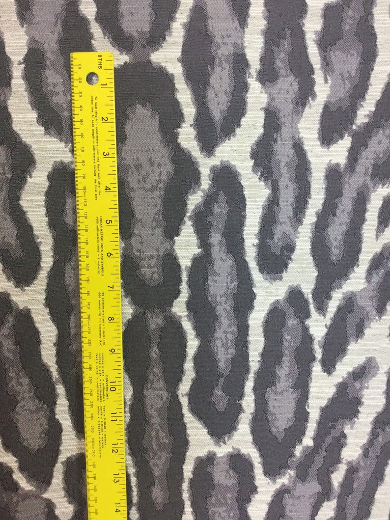 Thumbnail: Ocelot Tiger Love Gray - Big Cat - Animal Print - Exotic Animal Fabric