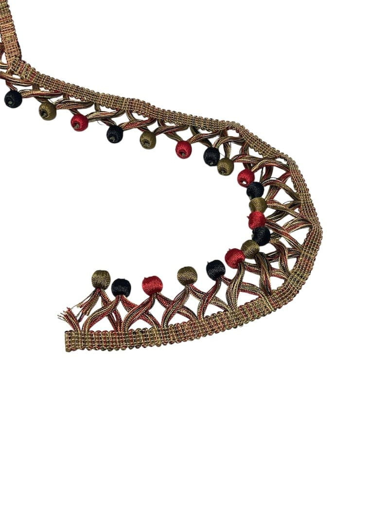 Midnight Berry Tassel Trim