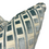 Thumbnail: Blue Slate Geometric Cut Velvet Pillow Cover