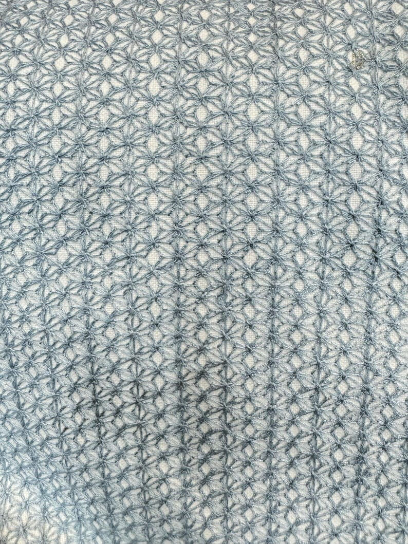 Thumbnail: Forget Me Knots Embroidered fabric