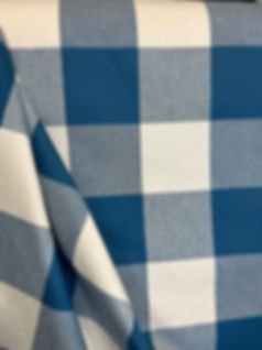 PK Call Me Ink - Buffalo check - blue - fabric by the yard