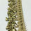 Thumbnail: Olive Green and Gold Triple Tassel Fringe