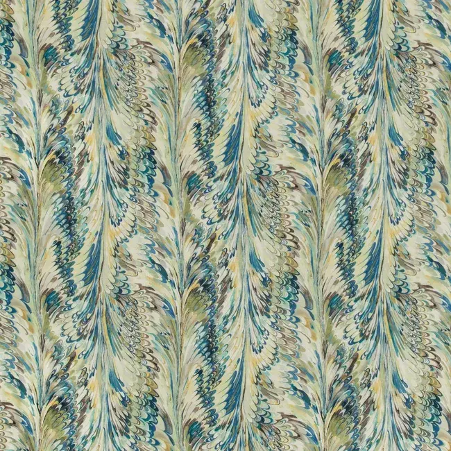 taplow peacock fabric by lee jofa