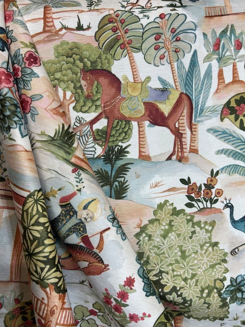 Persia Rosewood - horse - lifestyle - animal - western world - drapery fabric -