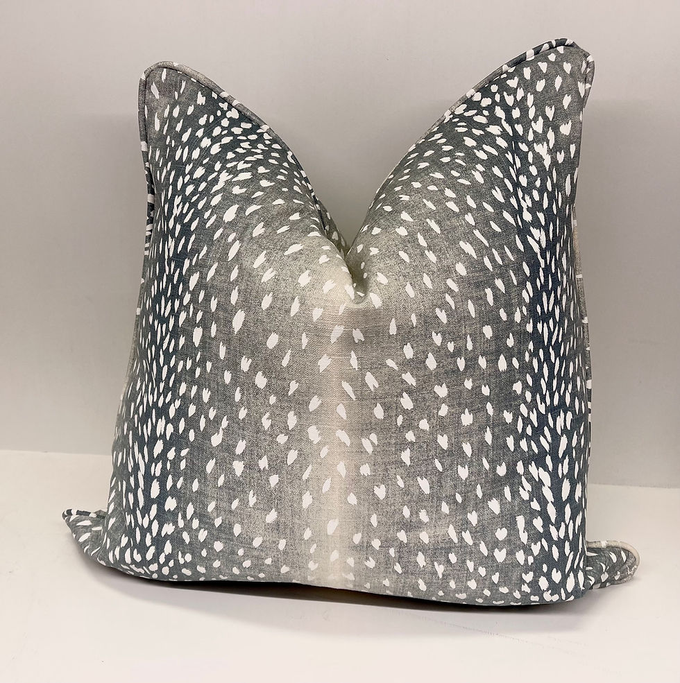 Thumbnail: Aqua Antelope Pillow Cover