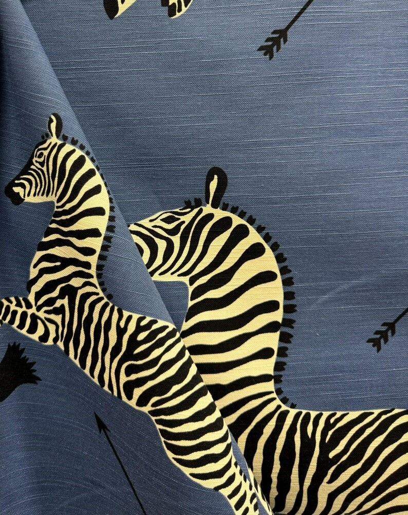 Thumbnail: Scalamandre Zebras Blue