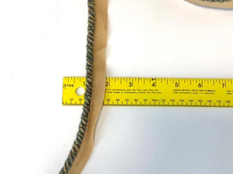 Thumbnail: Turquoise and Tan Lip Cord