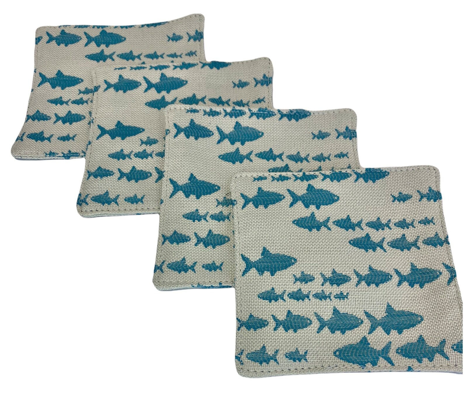 Blue Fish Cocktail Napkins