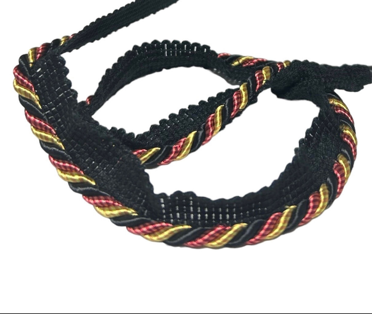 Black Gold and red lip cord
