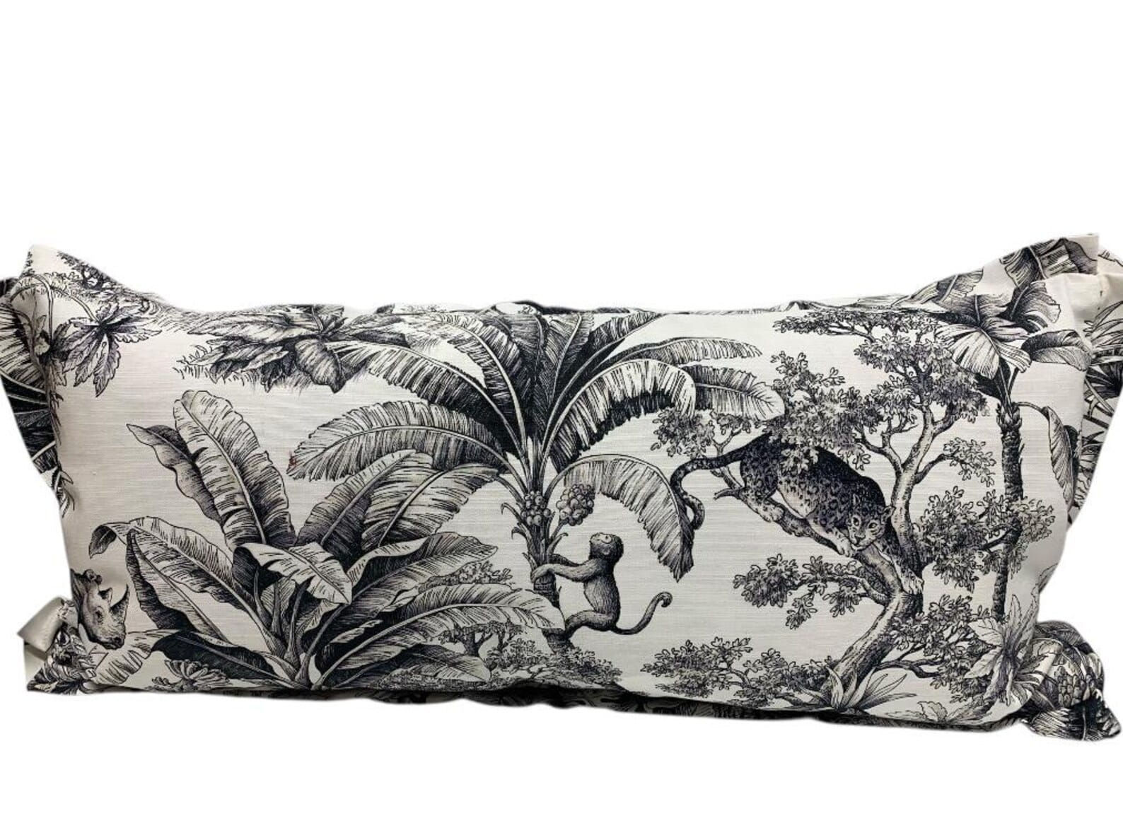 Jardin Animal Ebony Pillow cover