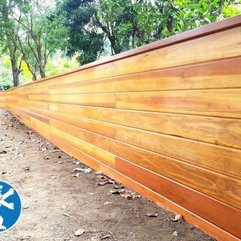 Custom Stained Horizontal Wood Fence with Wood Cap.jpg