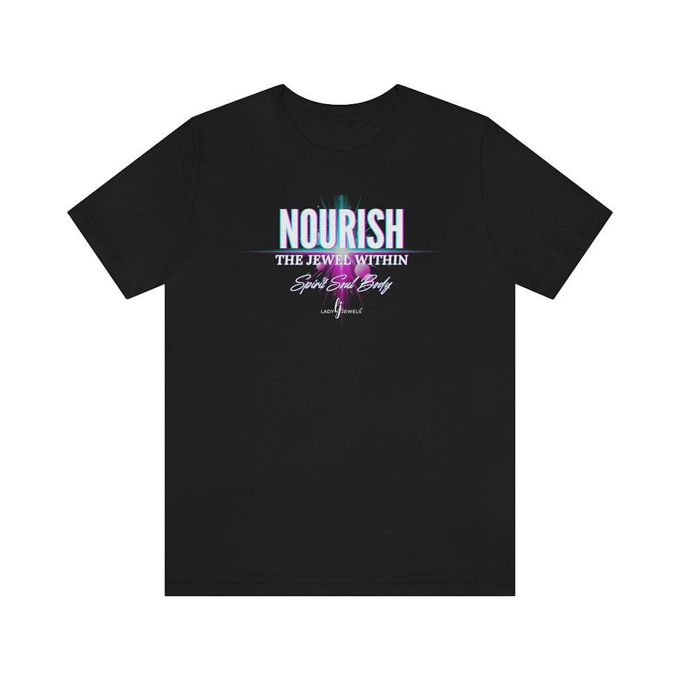 Thumbnail: Nourish the Jewel Within Unisex Jersey Short Sleeve Tee