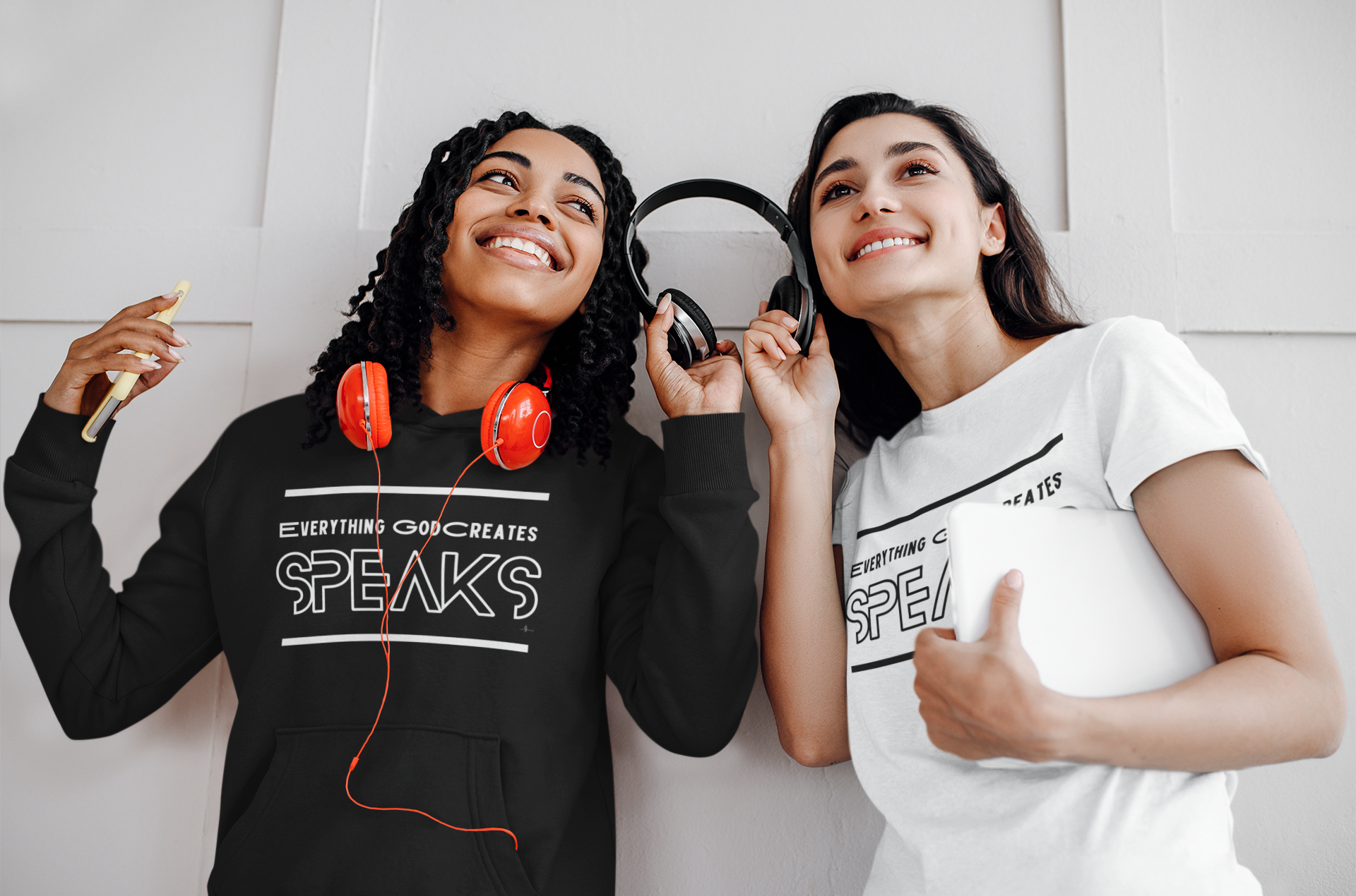 Everything God Creates Speaks Hooded Sweatshirt