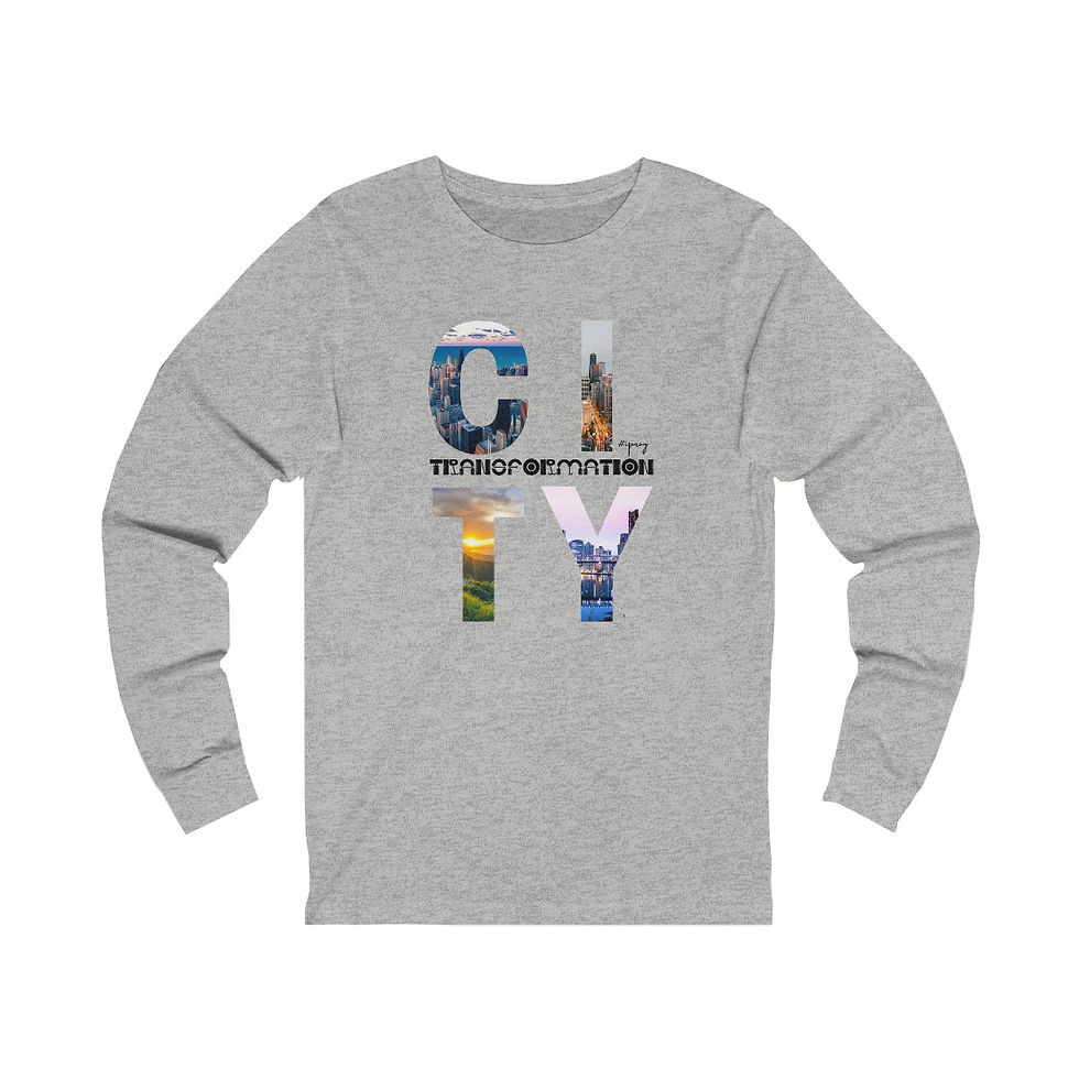 Thumbnail: City Transformation Unisex Jersey Long Sleeve Tee