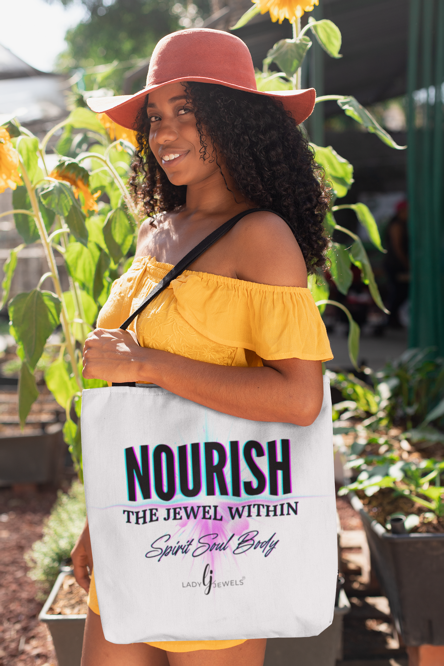 Nourish The Jewel Within Tote Bag