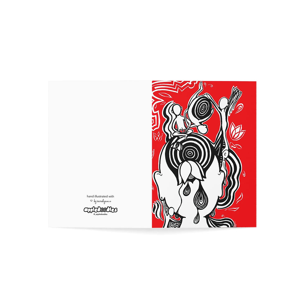 Thumbnail: Inner Peace Greeting Cards (1, 10, 30, and 50pcs)