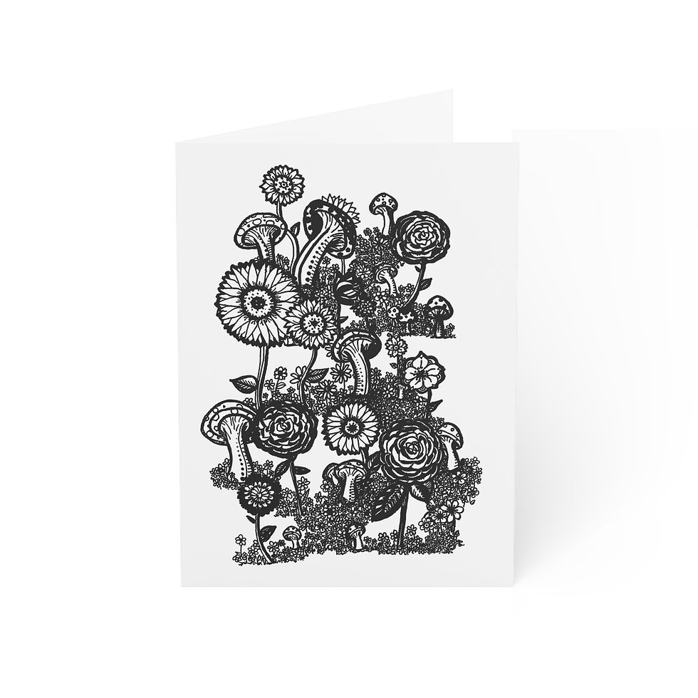 Thumbnail: Flora Greeting Cards (1, 10, 30, and 50pcs)