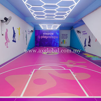 Indoor stadium play-space; AX Global