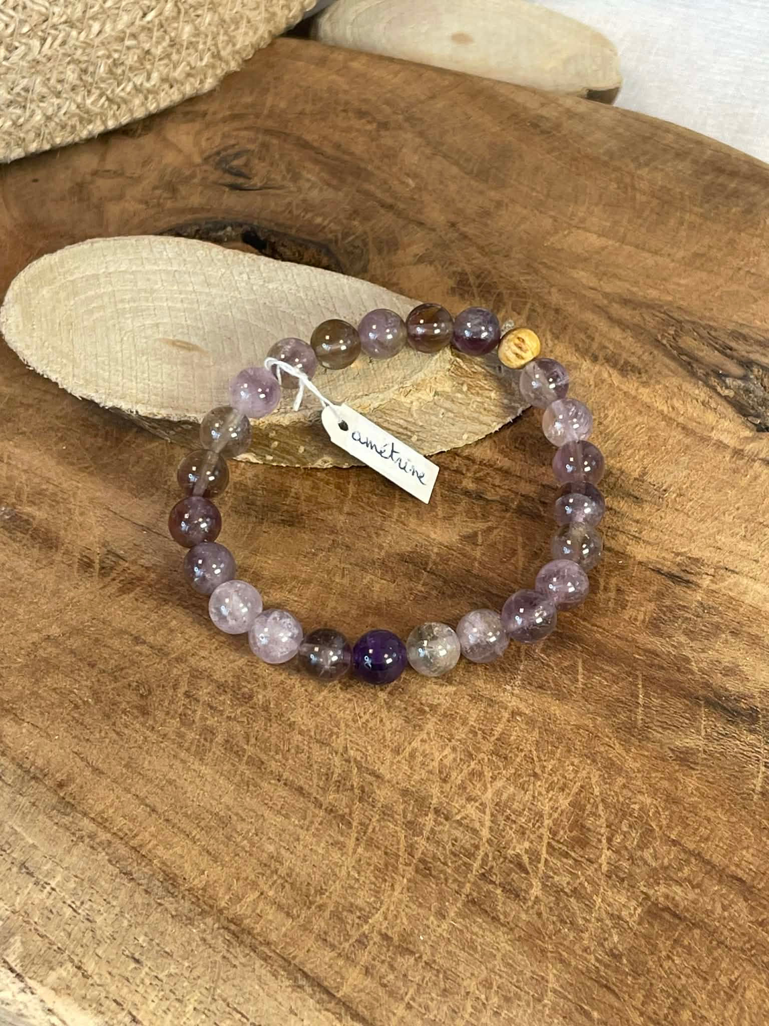 Bracelet Perle Amétrine