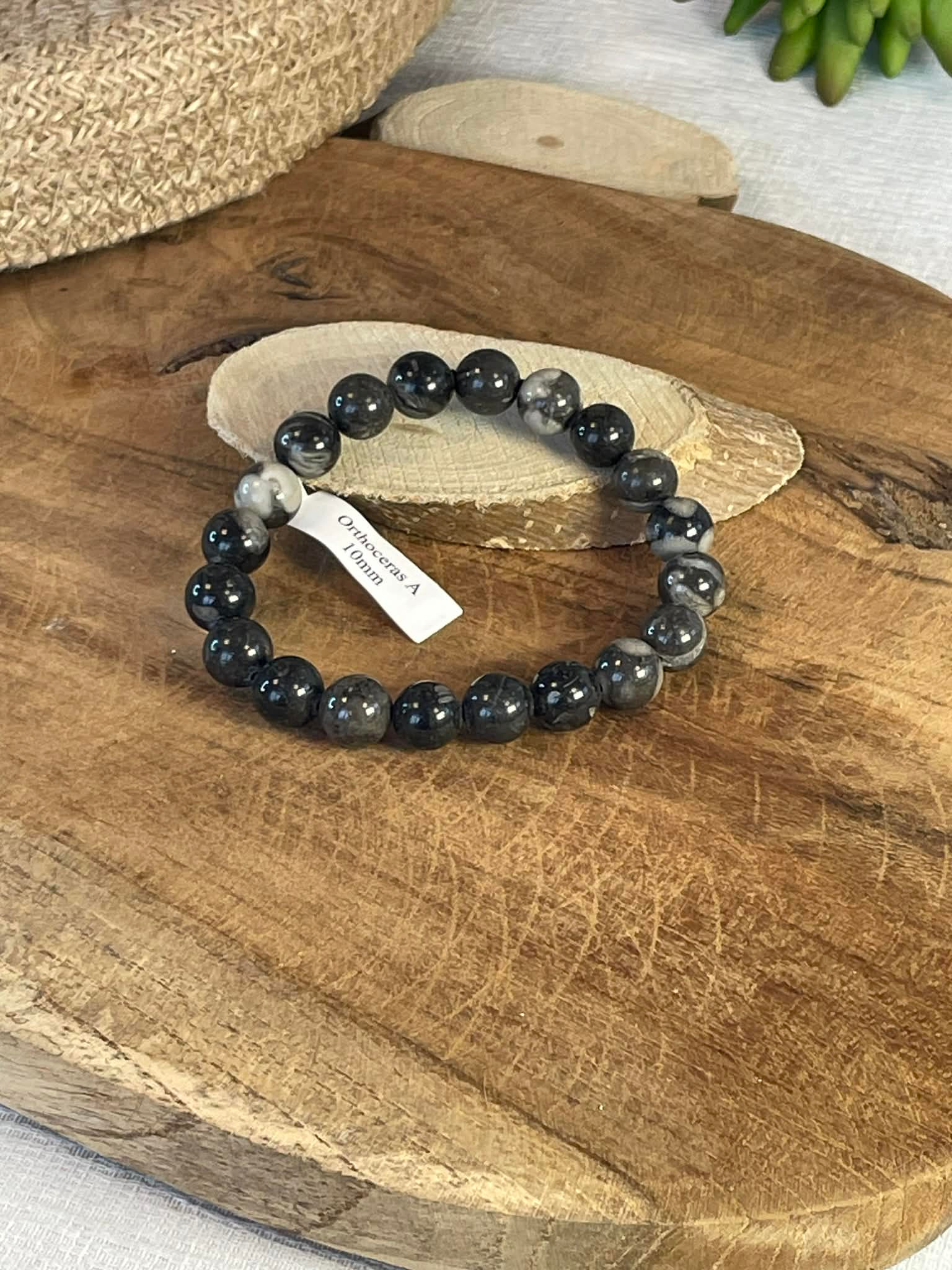 Bracelet perle Orthoceras