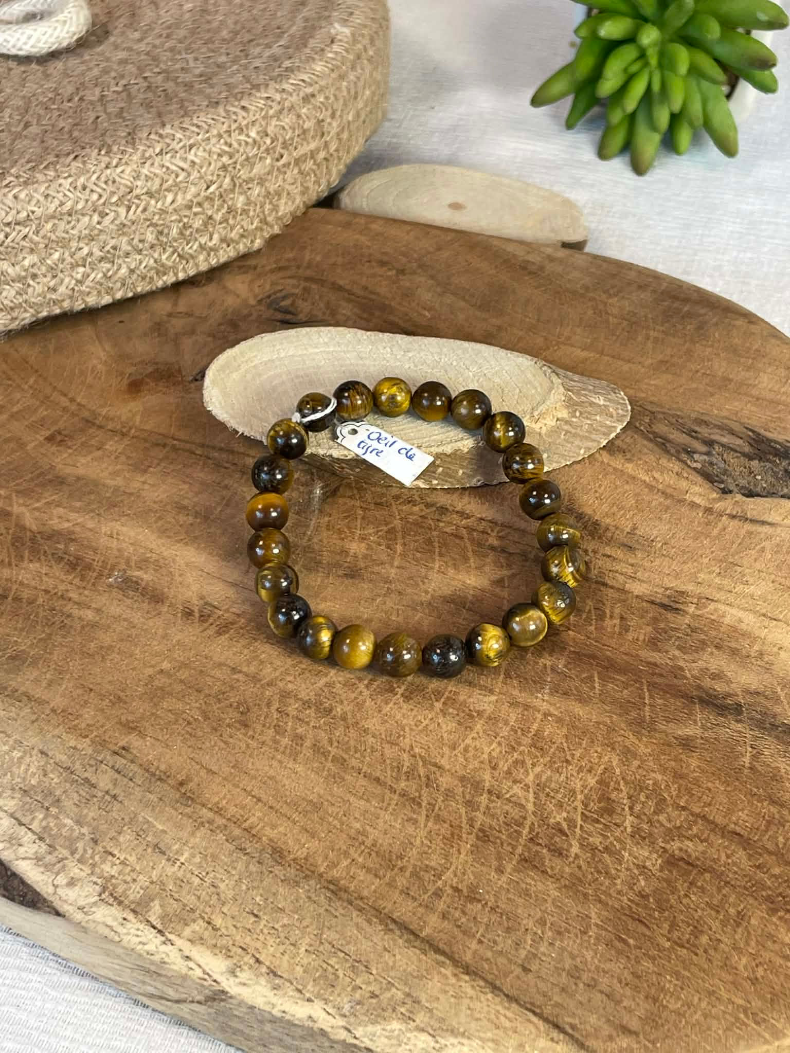 Bracelet perle Oeil de tigre