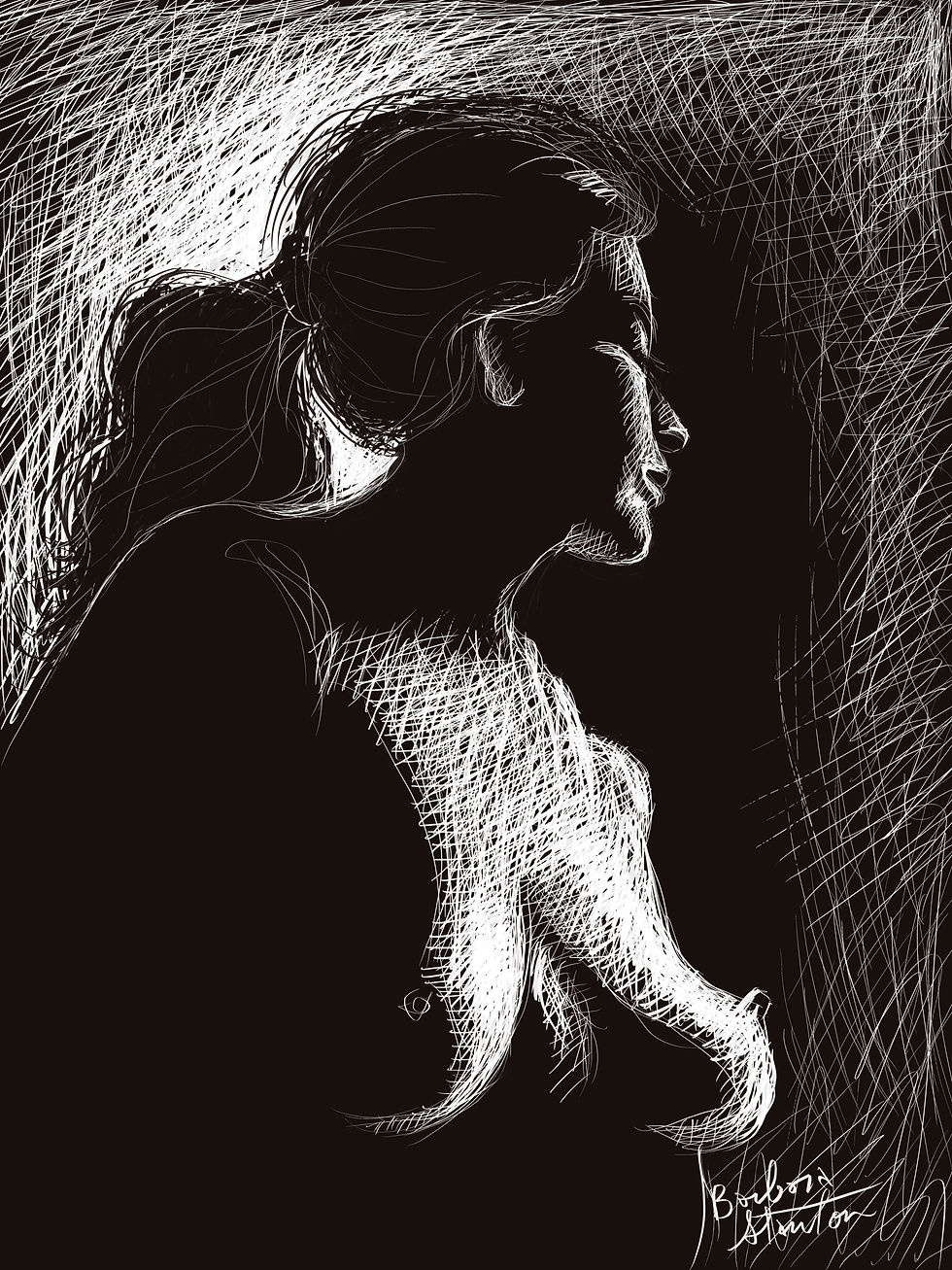 "Zoe Crosshatched"