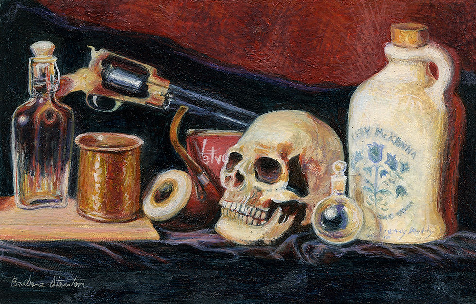 "The Dark Side", $825. 3.75" x 2.5"