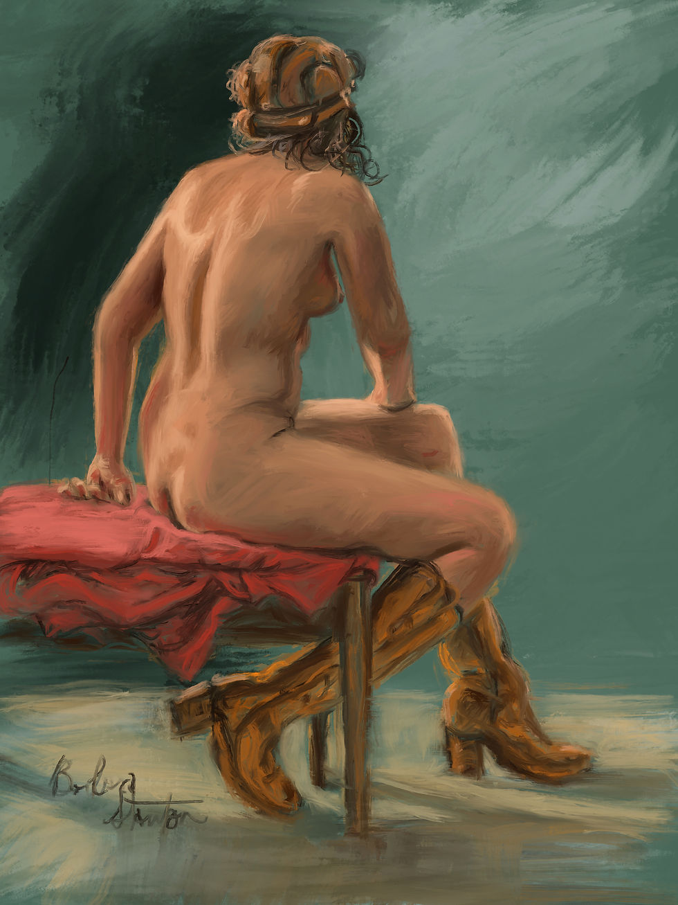 "Alida With Boots"