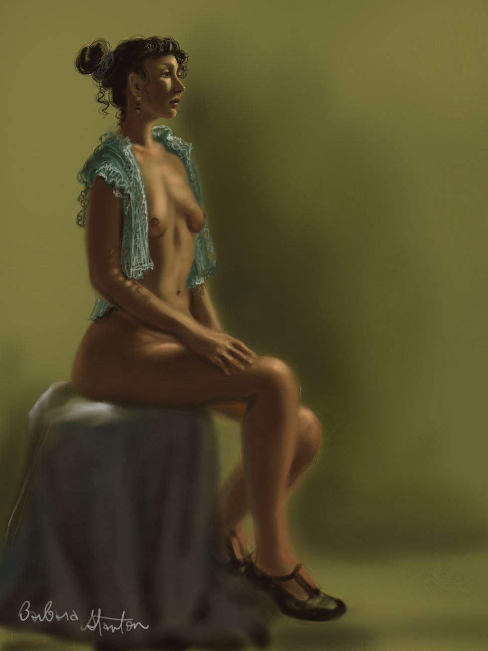 "Kawena in Lace"