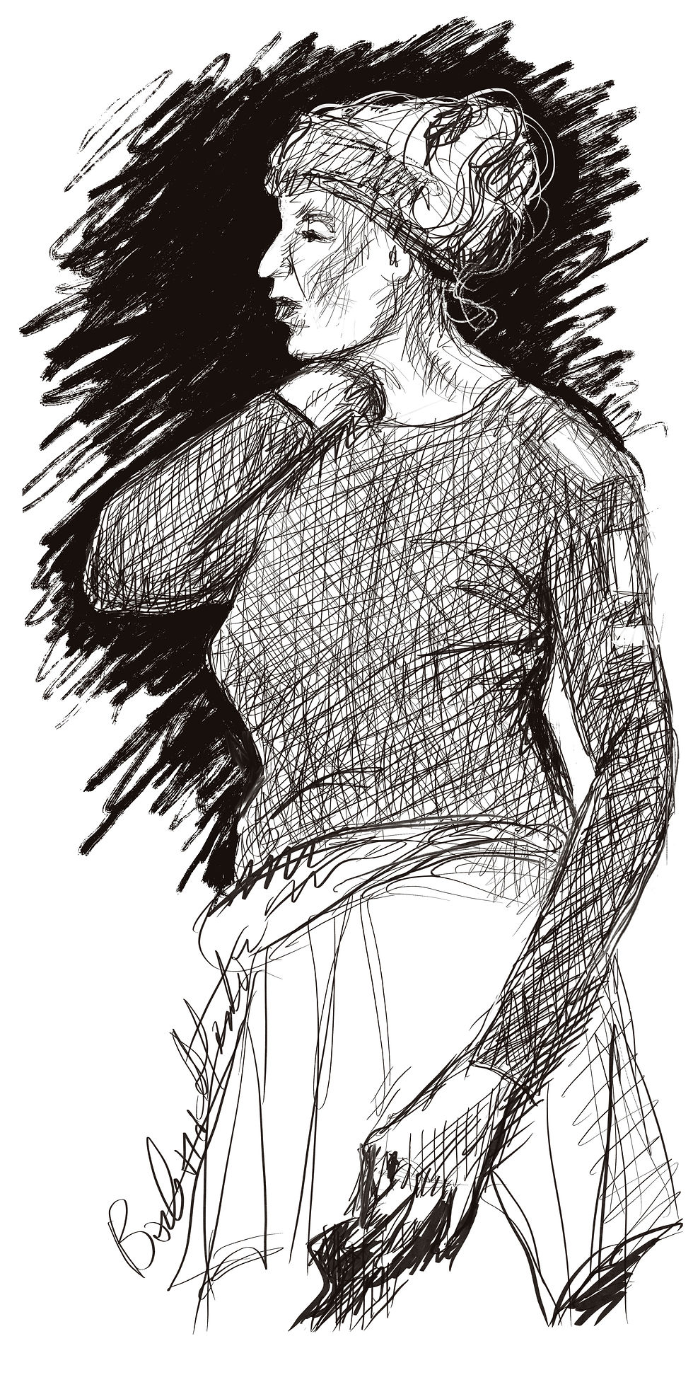 "Karen Crosshatched"