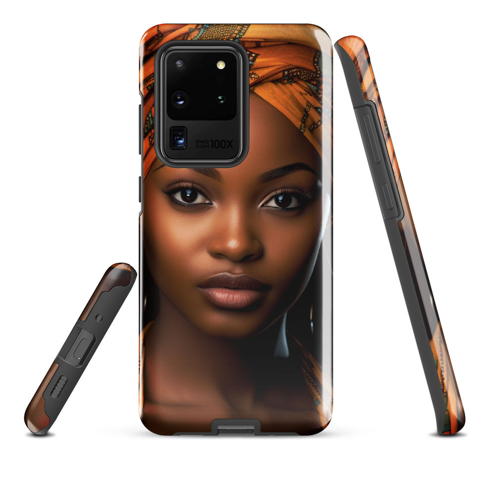 Classic Galaxy S21 protective case displaying the dignified Regal Essence portrait