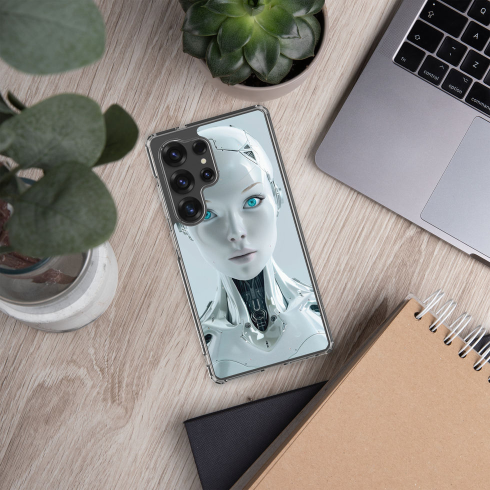 Nova Ascend cinematic AI portrait on a wireless-charging case