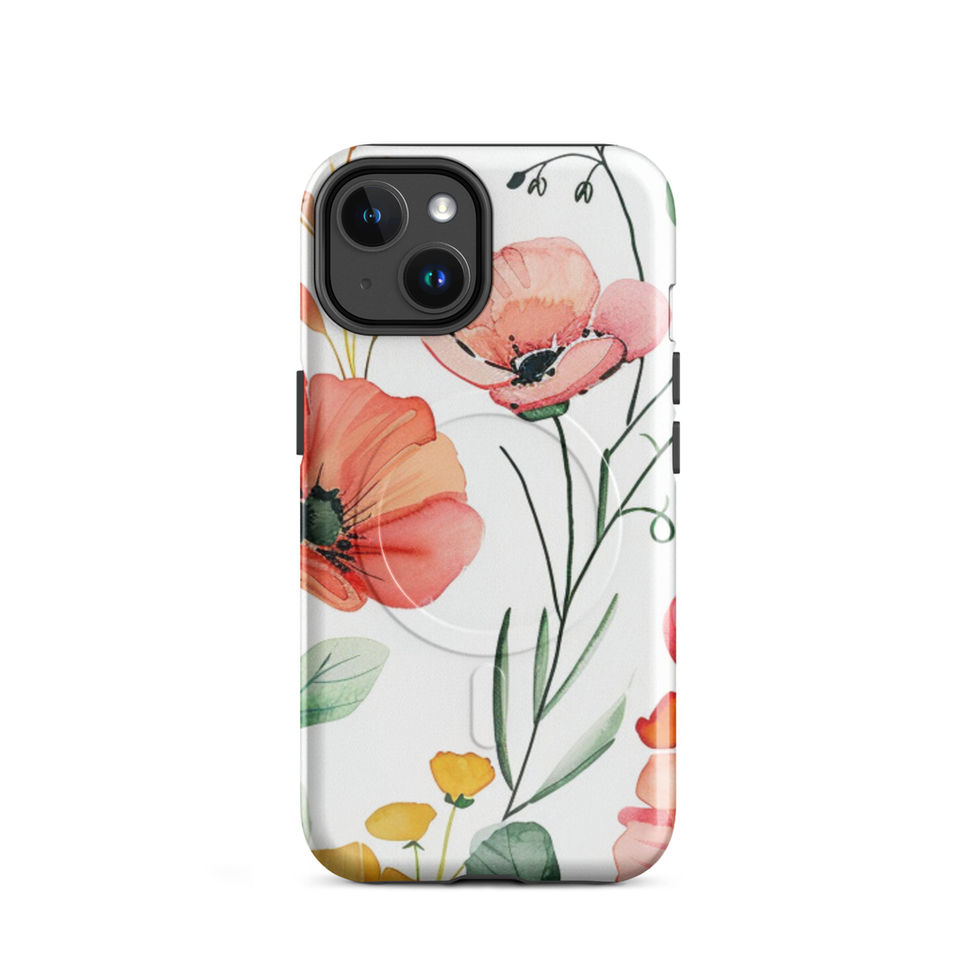 Petal Blush MagSafe iPhone case, angled view 2