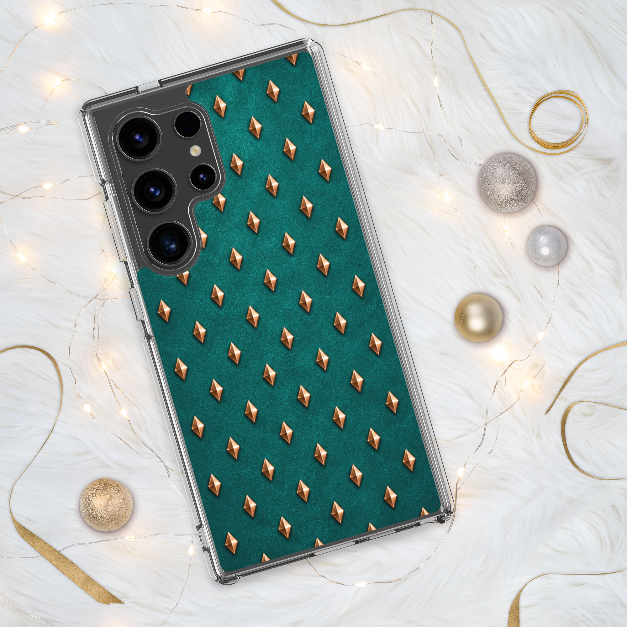 "Teal Copper Diamonds" Case ๐๐โจ