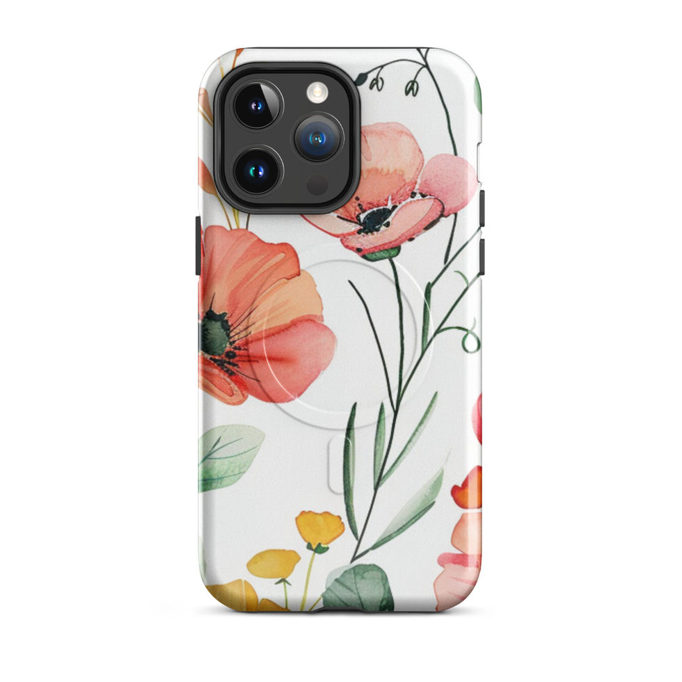 Petal Blush MagSafe iPhone case, side profile 5