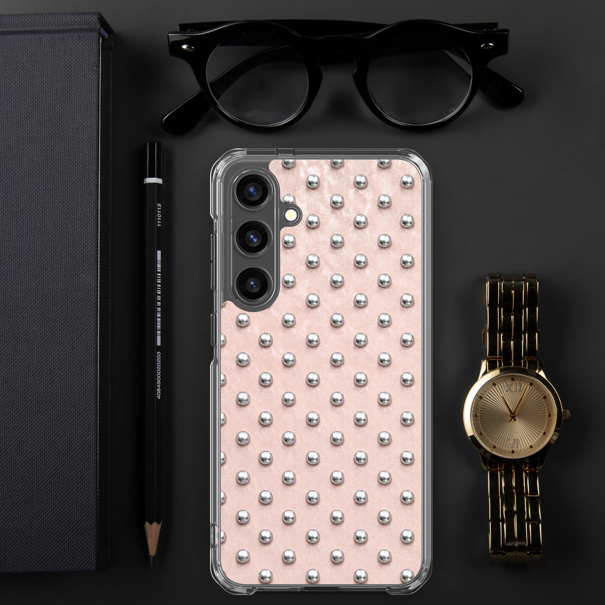 "Blush Silver Dots" Case โจ๐ธโจ