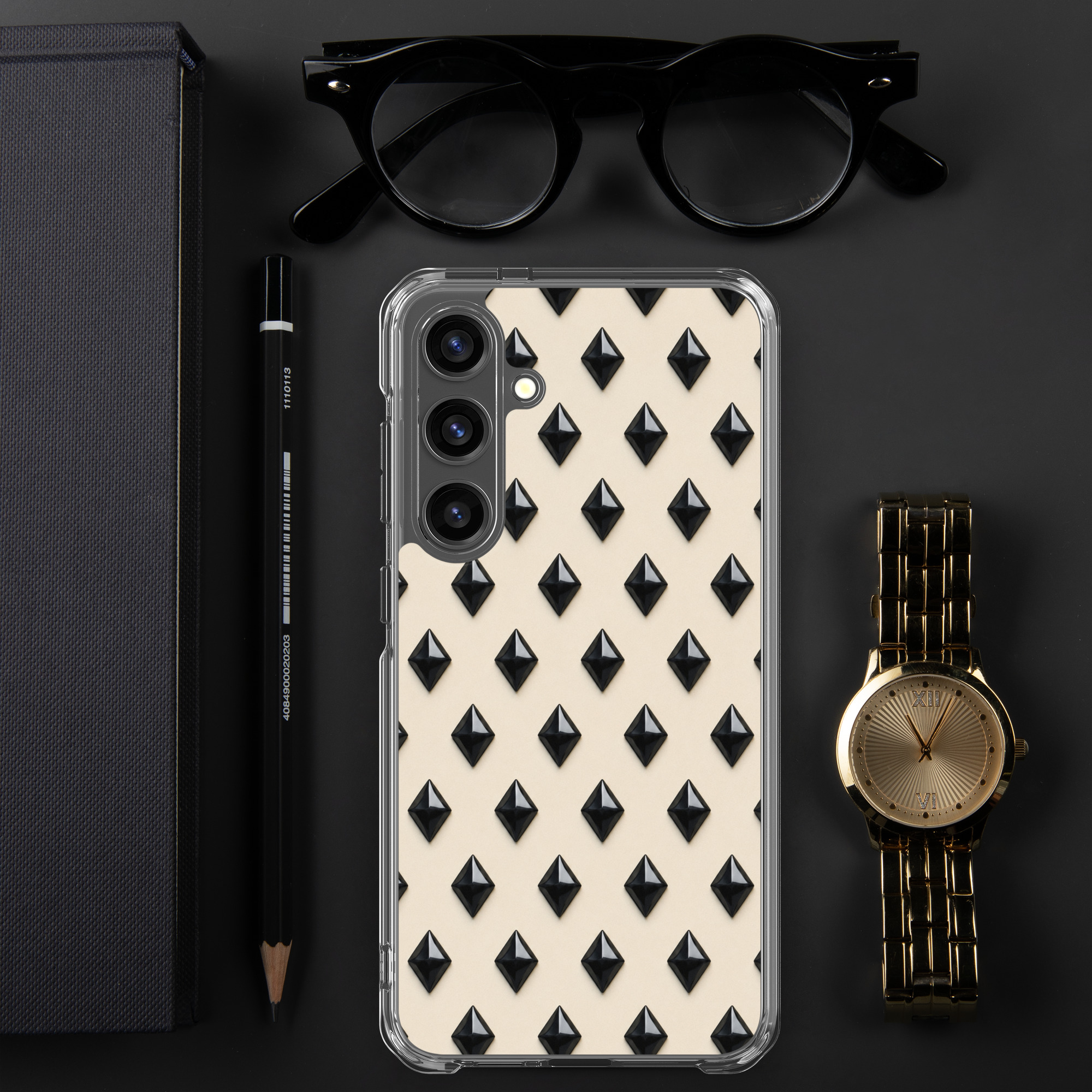 "Ivory Noir Diamonds" Case ๐๐ค๐ค
