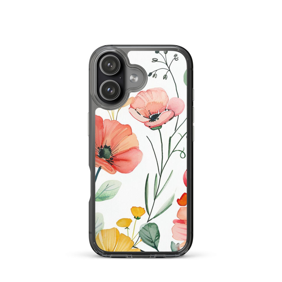 Petal Blush clear iPhone case, final product view 48