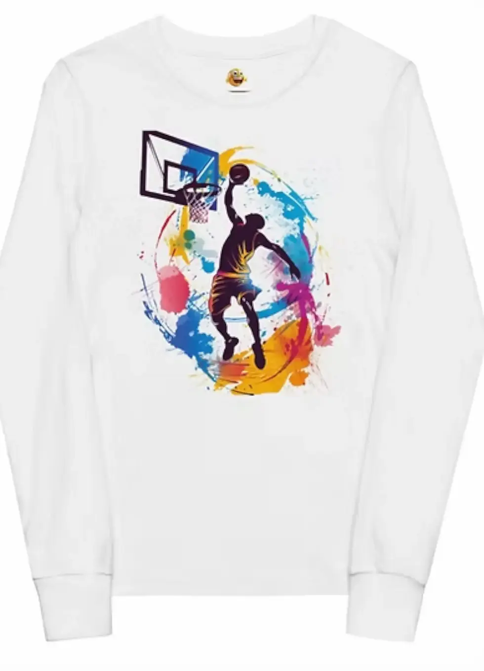 Slam Dunk Splash Youth Long Sleeve Tee