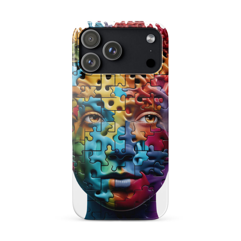 “Puzzle Mind” snap case for iPhone, phone model fit, image 27